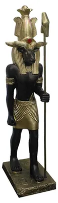 Image de Dieu égyptien Khnoum Statue Figure Statues Sculptures 40 cm Style antique