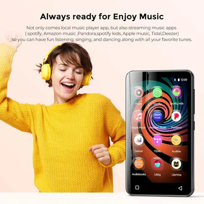 Immagine prodotto di Lettore MP3 - Lettore musicale - Lettore MP4 - Lettore musicale portatile - Lettore audio - 160 GB di memoria