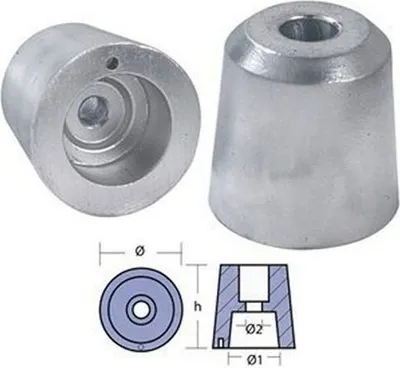 Immagine prodotto di Tecnoseal Reggiani anodo argento 25 mm argento 25 mm