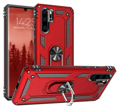 Produktbild von Armor Outdoor Handyhülle für Huawei P30 Pro Handy Panzer Case Cover Schutzhülle Farbe: Rot