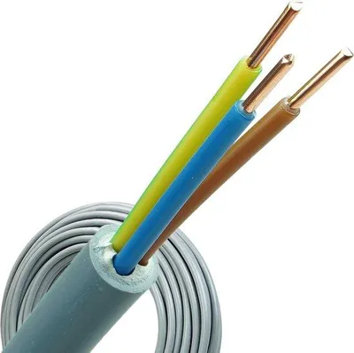 Zdjęcie produktu dla Kabel zasilający 100 m, 3 x 1,5 mm, kabel zewnętrzny