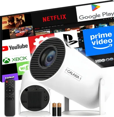 Produktbild von Projektor Mini Smart Android 11 Led Full Hd Wifi Bluetooth 5.0 Tv Hy300