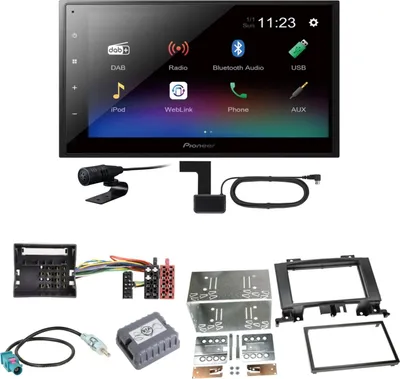 Produktbild von Pioneer DMH-A340DAB DAB+ Bluetooth Einbauset für Mercedes Sprinter W906 Crafter