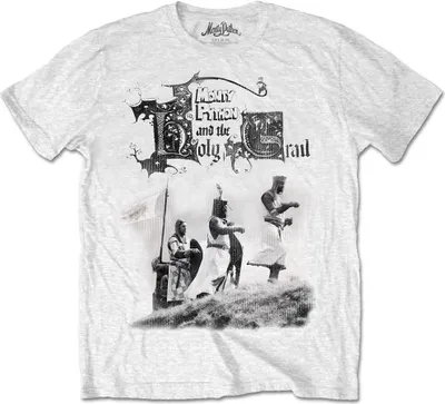Produktbild von Monty Python - Knight Riders Uni Medium T-Shirt - Weiß