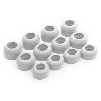 Immagine prodotto di 12 x Gommini Auricolari in Silicone Ricambio per Samsung Galaxy Buds Pro 1 Auricolari Cuffie in Bianco