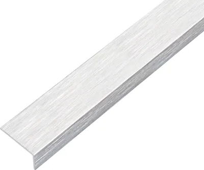 Produktbild von Alberts® Winkelprofil selbstklebend, Alu, edelstahldesign hell, versch. Größen-2 m-20 x 10 x 1,0 mm