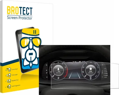 Produktbild von BROTECT Schutzglas für Skoda Virtual Cockpit 10.25" Schutzfolie Panzer Folie Glas Display Schutz klar