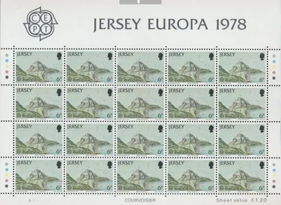 Produktbild von Briefmarken GB - Jersey 1978 Mi 177Klb-179Klb Kleinbogen (kompl.Ausg.) postfrisch Baudenkmäler