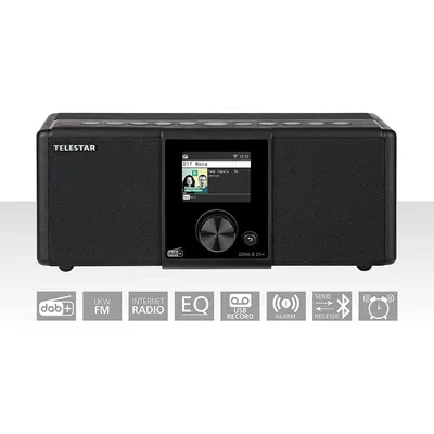 Immagine prodotto di DIRA S21i+ EWF Radio stereo multifunzione DAB+ / FM / Internet / Bluetooth Nero