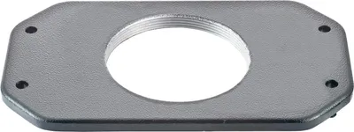 Immagine prodotto di Coperchio di montaggio HARTING Han HPR dimensione 48B con 1xM75 adatto per contenitori con boccola e base Materiale: alluminio
