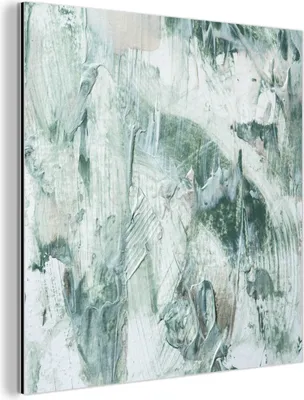 Obrázok produktu pre Nástenná dekorácia Kovový kovový obraz Wall Art 50x50cm Záhradná dekorácia - Farba - Abstraktné Muchowow Hliníkové obrazy