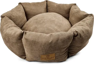 Produktbild von Topmast Hundebett Comfynest hellbraun Ø 62 cm