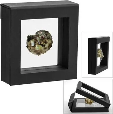 Produktbild von Schweberahmen schwarz 10 x 10 cm