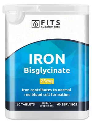 Immagine prodotto di Bisglicinato di ferro 25 mg, 60 compresse