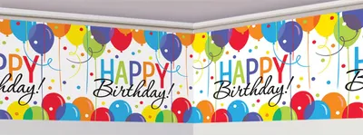Produktbild von Geburtstags-Wanddeko 122x45 7 cm 1 Stk.