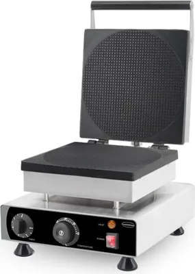 Image de Gaufrier Combisteel pour gaufres au sirop - appareil de table, acier inoxydable, 230 V