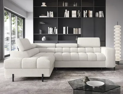 Produktbild von Couchgarnitur Ecksofa Sofa Sofagarnitur Ferucce mit Schlaffunktion Bettkasten Wohnlandschaft