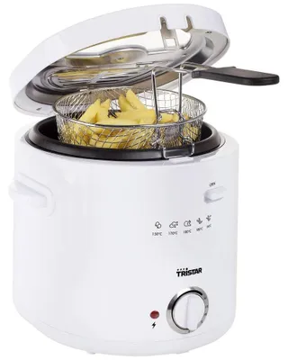 Image de Tristar FR-6941 Fritteuse - Fritteuse - 1,5 l - 130 °C - 190 °C - Eins/Eine(r) - Weiß (FR-6941)