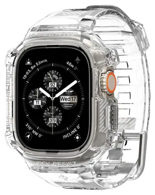 Obrázok produktu pre SPIGEN Rugged Armor „Pro” pre Apple Watch Ultra (49 mm), krištáľovo priehľadné (ACS05461)