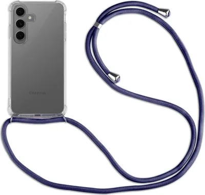 Produktbild von Handykette für Samsung Galaxy S25 FE Handyhülle mit Band Case Hülle mit Kordel Hand Blau