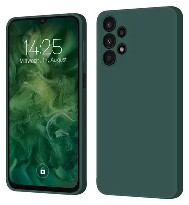 Produktbild von Hülle für Samsung Galaxy A13 Case Cover Bumper Smartphone Softgrip Schutzhülle Farbe: Grün