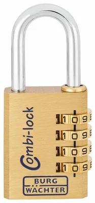 Produktbild von Burg Wächter Ocean Vorhängeschloss 490 Ni HB 40 65 SB Edelstahl 104 mm - 1 Stück