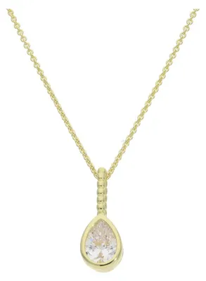 Produktbild von Anhänger 925 Silber Goldplattiert mit Zirkonia JL16-02-0780