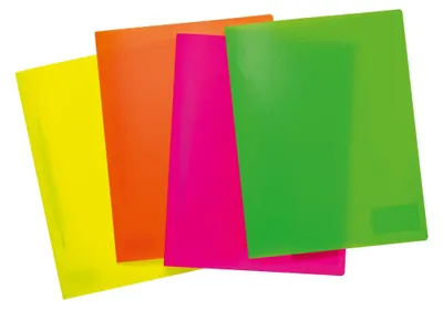 Produktbild von Herma Schnellhefter PP A4 Neon 12er-Sortierung