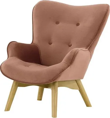 Zdjęcie produktu dla Fotelik uszak dziecięcy Ducon Mini Velvet-Kronos 29-jasny dąb