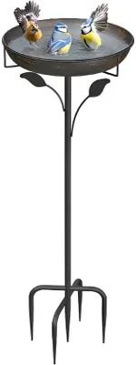 Produktbild von Famanu Vogelbad 30 cm - Metall, winterbeständig, für Garten und Terrasse