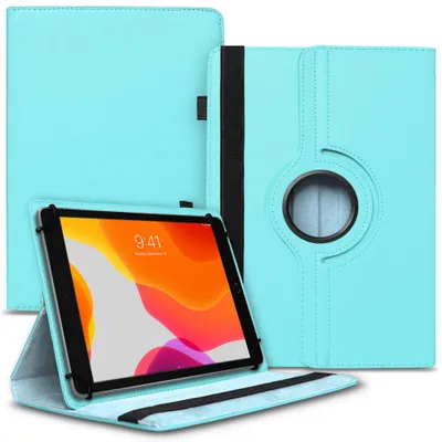 Produktbild von Tablet Hülle für Pritom M10 10,1 Zoll Tasche Schutzhülle Case Cover 360 DrehbarFarben:Türkis