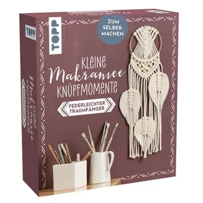 Produktbild von Kleine Knüpfmomente: Makramee-Knüpf-Set - Federleichter Traumfänger