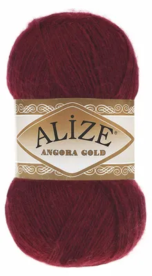 Produktbild von Alize Angora Gold Garn 57 Bordeaux 100g/550m weich Wollmix