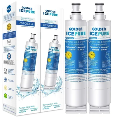 Productafbeelding van Koelkastwaterfilter, 2 stuks, compatibel met Whirlpool 4396508, Maytag, KitchenAid, SBS002, S20BRS