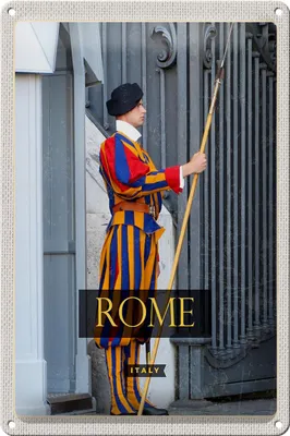 Produktbild von Blechschild Reise 20x30cm Rom Italien Wachmann Trip