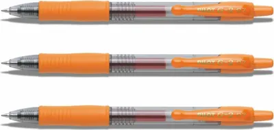 Produktbild von Pilot G2-07 Gelschreiber orange - 3er-Set