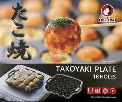 Produktbild von Otafuku | Takoyaki-pfanne - 16 Löcher - Rund - Gusseisen - Japanische Küche