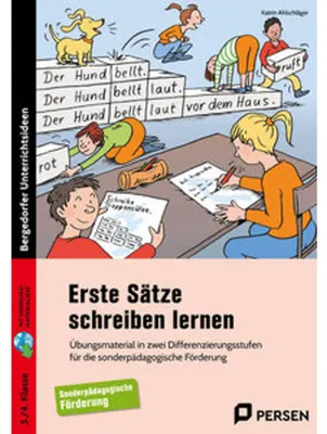 Produktbild von Erste Sätze schreiben lernen - 3./4. Klasse
