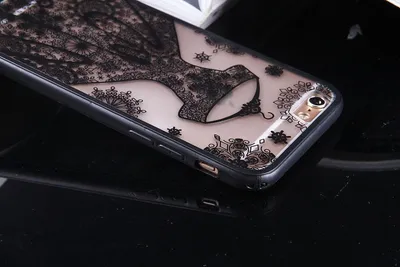Produktbild von Handy Hülle Mandala für Apple iPhone 7 Plus Design Case Schutzhülle Motiv Kleid Cover Tasche Bumper Schwarz