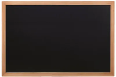 Produktbild von Securit Woody Kreidetafel Wandkreidetafel Teak/Schwarz 80x60cm