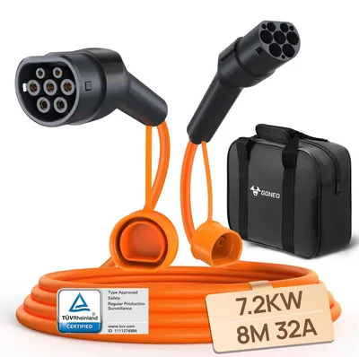 Immagine prodotto di Cavo di ricarica per veicoli elettrici,  impermeabile, 7 kW, 32 A, 8 m