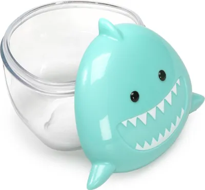 Produktbild von Snackbox für Kinder mit Haifisch-Motiv, 0,232 L, 11x10x8,1 cm (HBT)