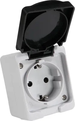Produktbild von REV AquaMini Steckdose Aufputz IP54 Feuchtraum kompakt platzsparend mini