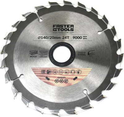 Produktbild von HM- Kreissägeblatt 140 x 20 mm Sägeblatt Sägescheibe Holzbearbeitung 24 Zähne