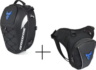 Image de CarryQuest® - Sac à dos pour moto - étanche - 48 litres - Bleu