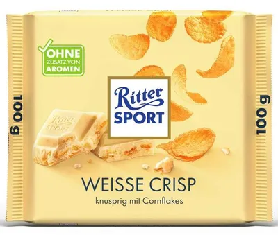Produktbild von Ritter Sport Schokolade Weiße Crisp 29201 100g