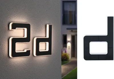 Produktbild von Paulmann Solar LED Hausnummernleuchte Buchstabe d