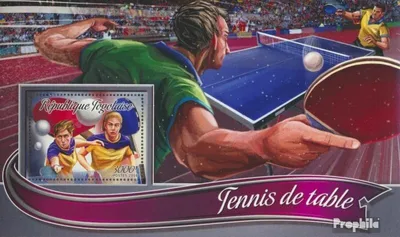 Produktbild von Briefmarken Togo 2016 Mi Block 1324 (kompl. Ausgabe) postfrisch Tischtennis