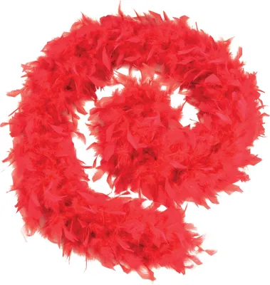 Image de Bristol Novelty - Boa de plumes - Hommes/Femmes Unie BN748 (Taille unique) (Rouge)