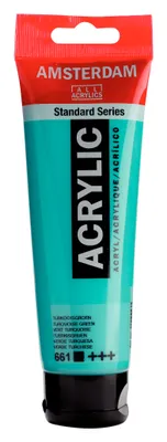 Zdjęcie produktu dla Amsterdam Standard Series Farba akrylowa Turquoise Green 120 ml 1 szt